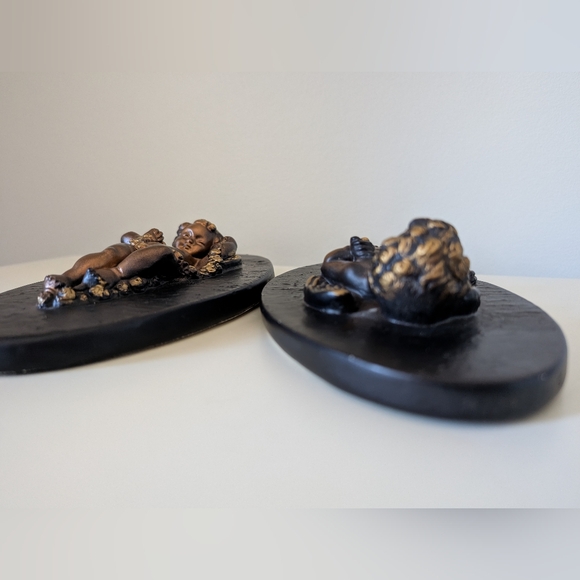 Vintage FAVOR CHALKWARE Cherub Angels - Picture 4 of 11